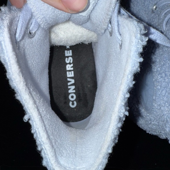 Converse Women's Sneakers in Light Blue and White - Picture 8 of 10